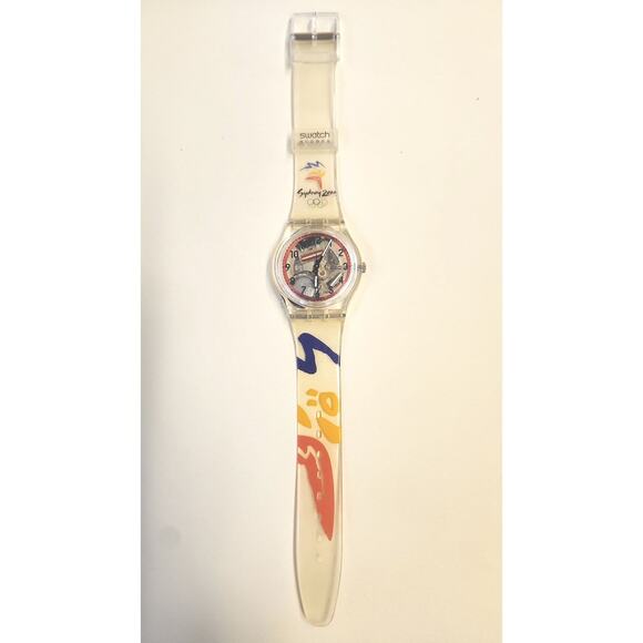 Swatch Watch GLORIOUS RUNNER GK295PACK1 1999 Olympic Specials New In Box - Picture 2 of 15